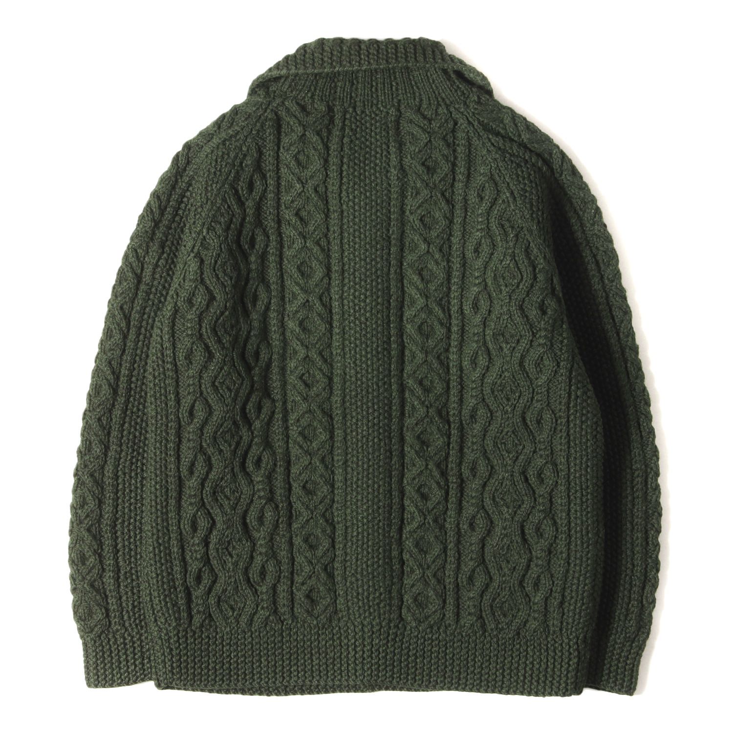 INVERALLAN 3A カーディガン サイズ38 緑タグ スコットランド製