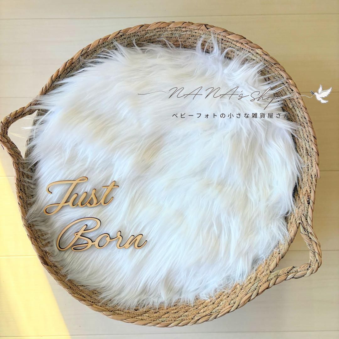 Lかごセット【ブラウン馬】♪ニューボーンフォト撮影衣装 小道具 干支