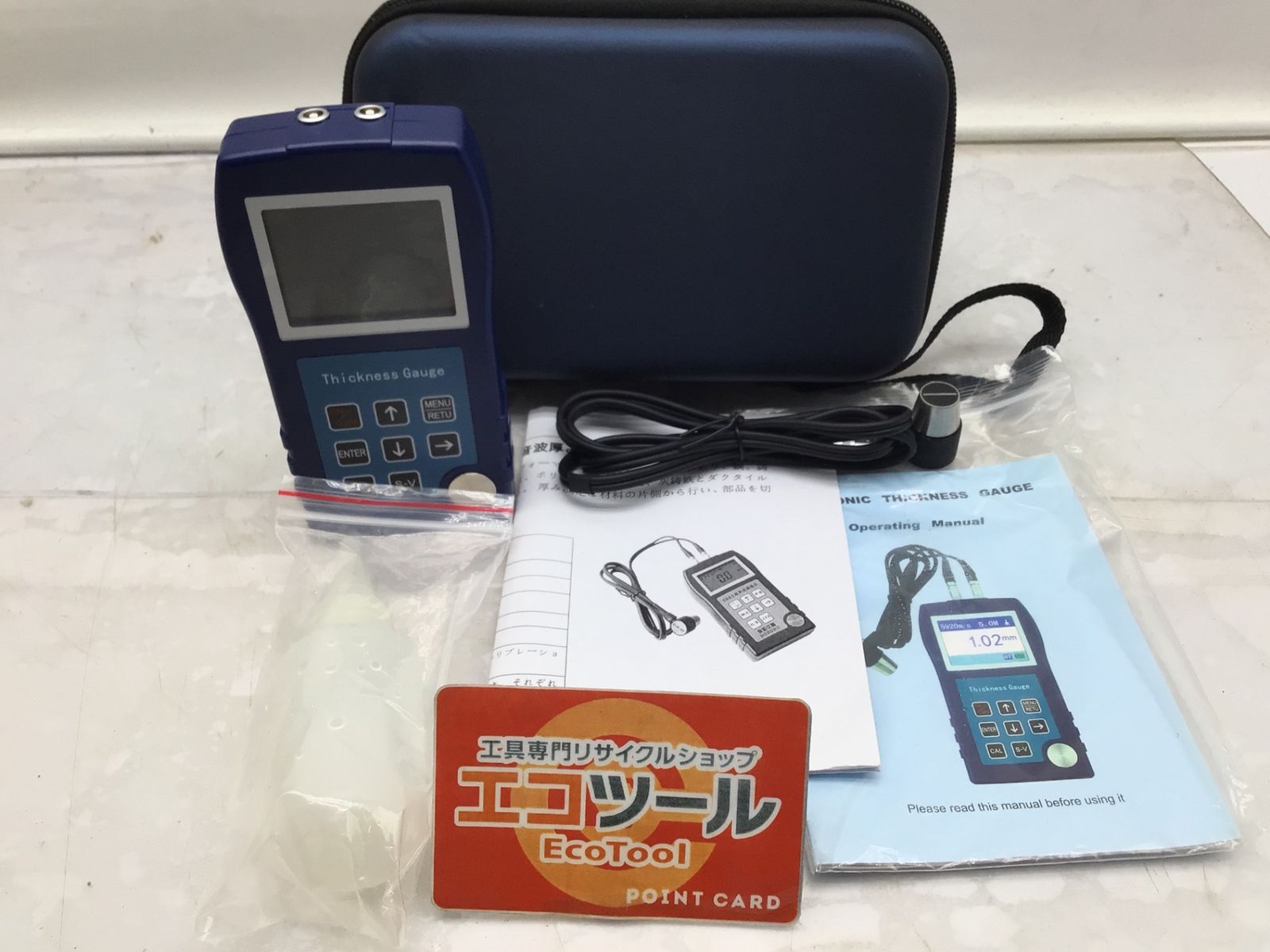 品 〇メーカ―不明 超音波厚み計 DR83S ITSFVA1QQVNK エコツール笠寺店 M02