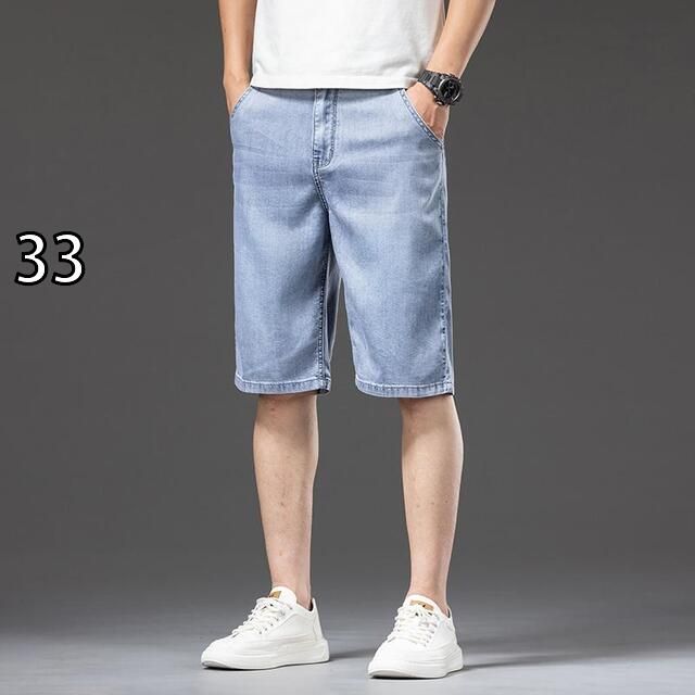 33]春 [33]メンズ ファッション 服 オシャレ シンプル 大人 かっこいい 大きいサイズ ストリート 紳士服 ハイエンド テンセル ジーンズ ストレート 夏 薄手 ブルー カジュアル 通気性 ミッド パンツ コーデ メンズ 用 服 シンプル ファッション オシャレ 大人 [33