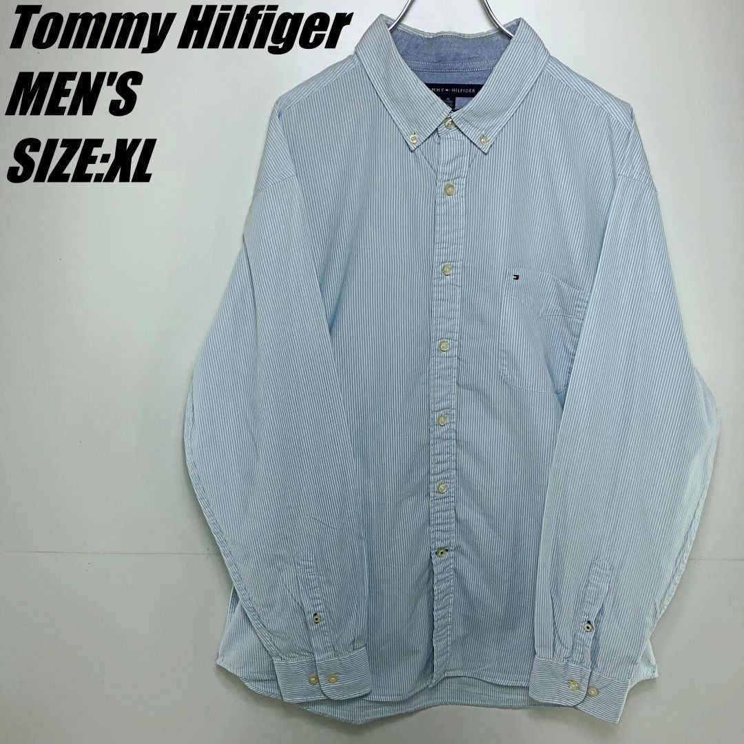 人気・定番US古着】 Tommy Hilfiger トミーヒルフィガー BD長袖