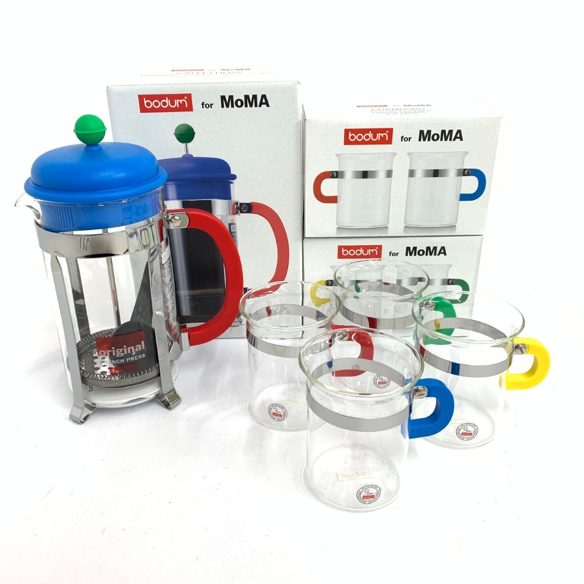 bodum ボダム コーヒーメーカー(フレンチプレス)＆ペアカップ×2セット