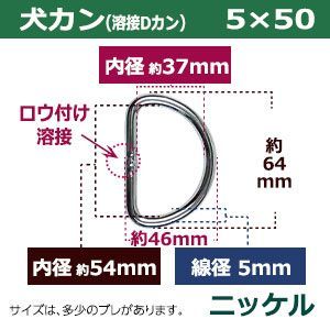 線径5mm 内径54mmx37mm