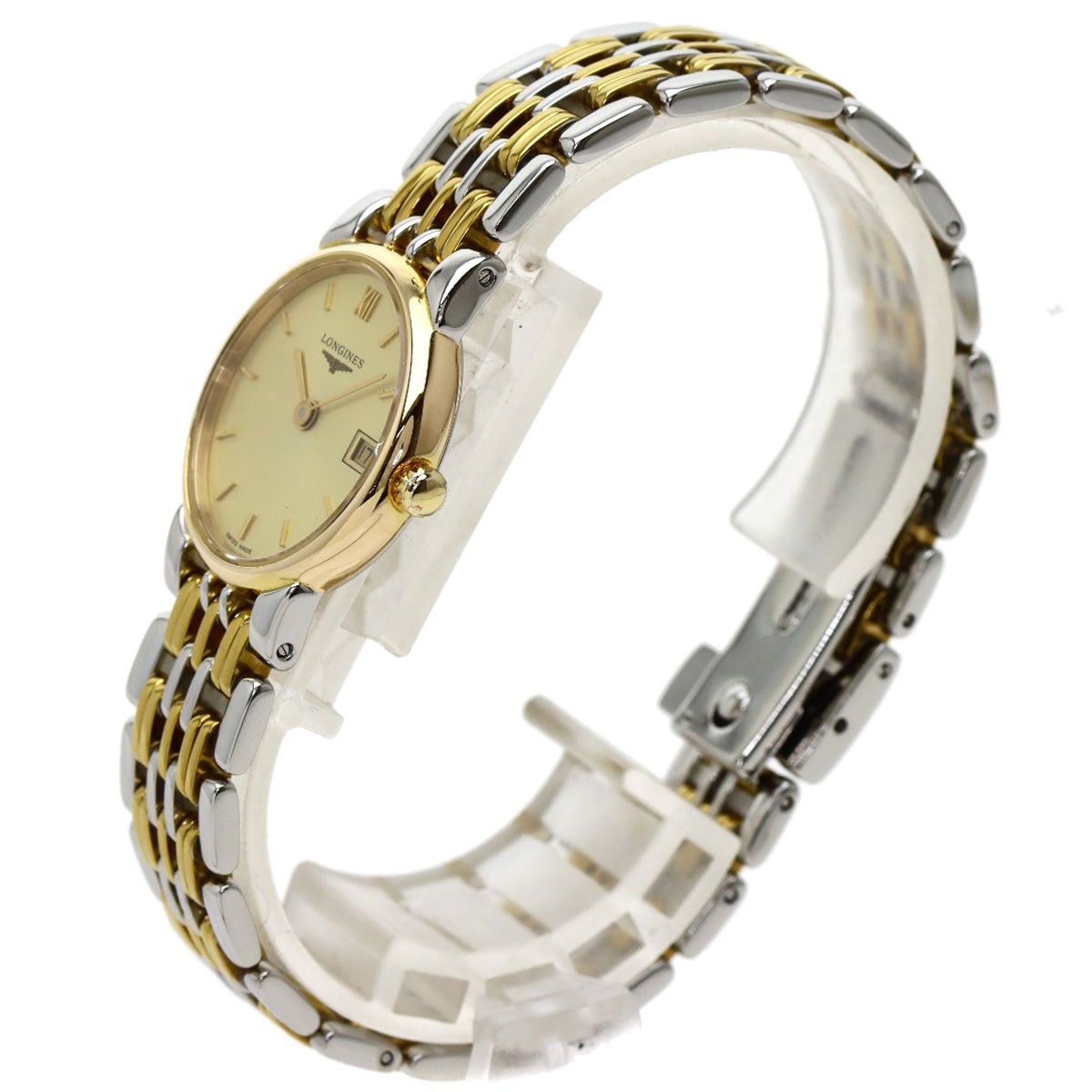 LONGINES ロンジン L5.132.3 グランドクラシック 腕時計 SS SSxGP レディース [中古] LONGINES - LONGINES ロンジン L5.132.3 グランドクラシック 腕時計 SS