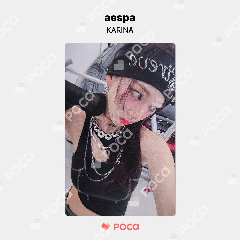 aespa カリナ トレカ Whiplash SOUNDWAVE 特典 公式 トレカ