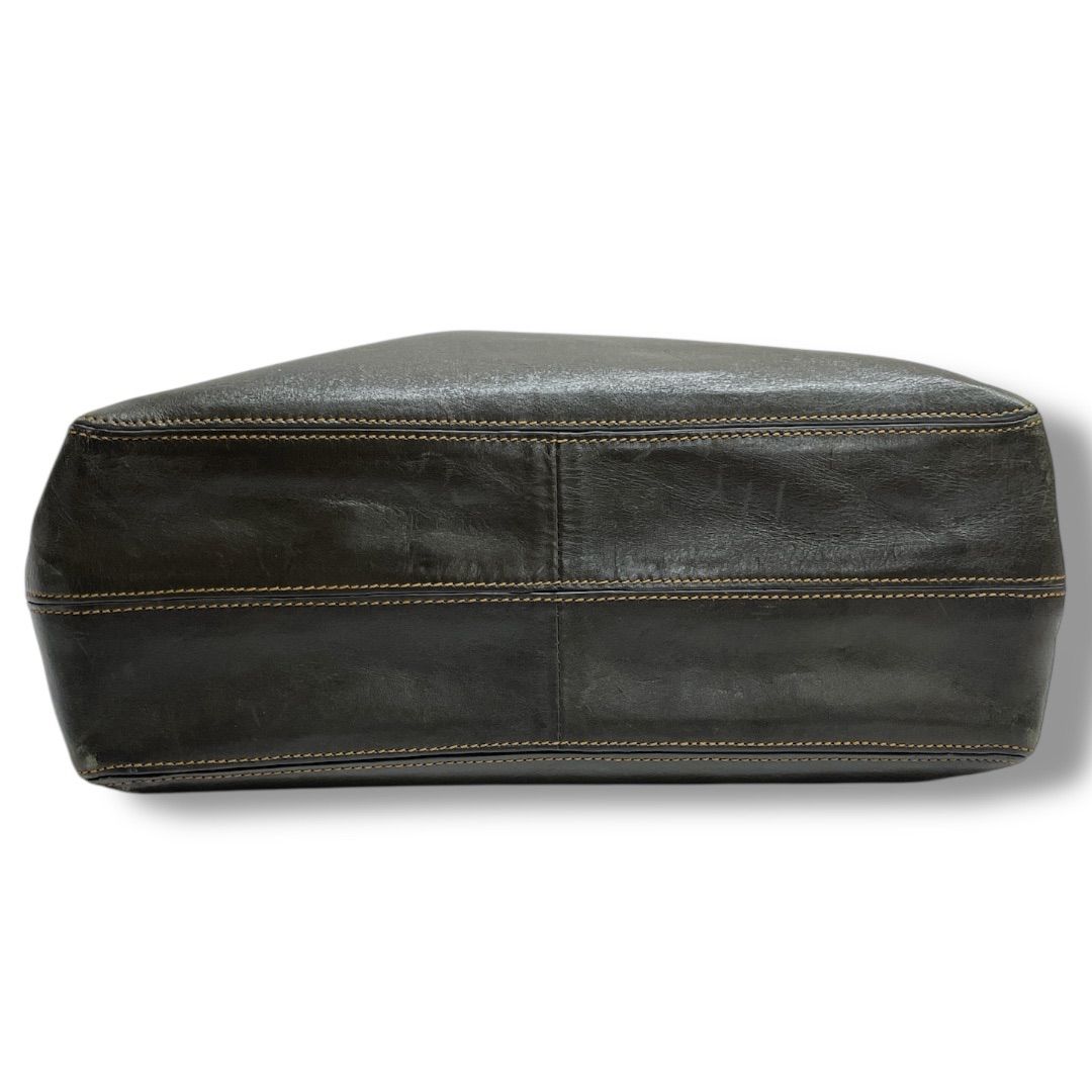 美品 MOTHERHOUSE kohada Tote レザー L オリーブ 美品＞ MOTHERHOUSE kohada Tote マザーハウス レザー