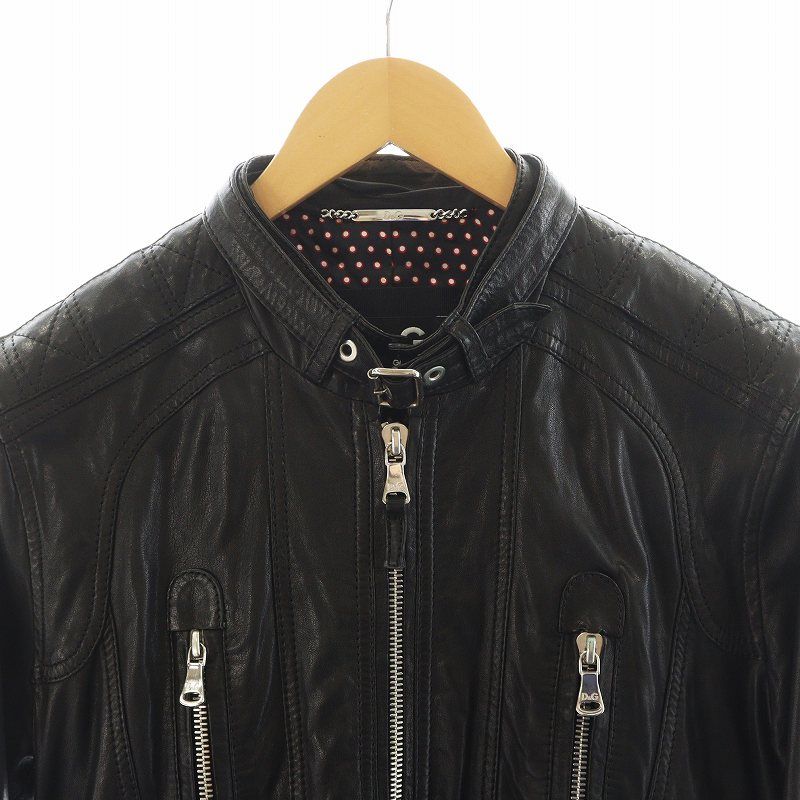 ドルガバ ドルチェ&ガッバーナ ライダースジャケット ドルチェアンド