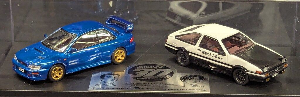 インターアライド|トヨタ自動車 1|64 頭文字D 30th TRUENO AE86 - IMPREZA GC8 富士スピードウェイ