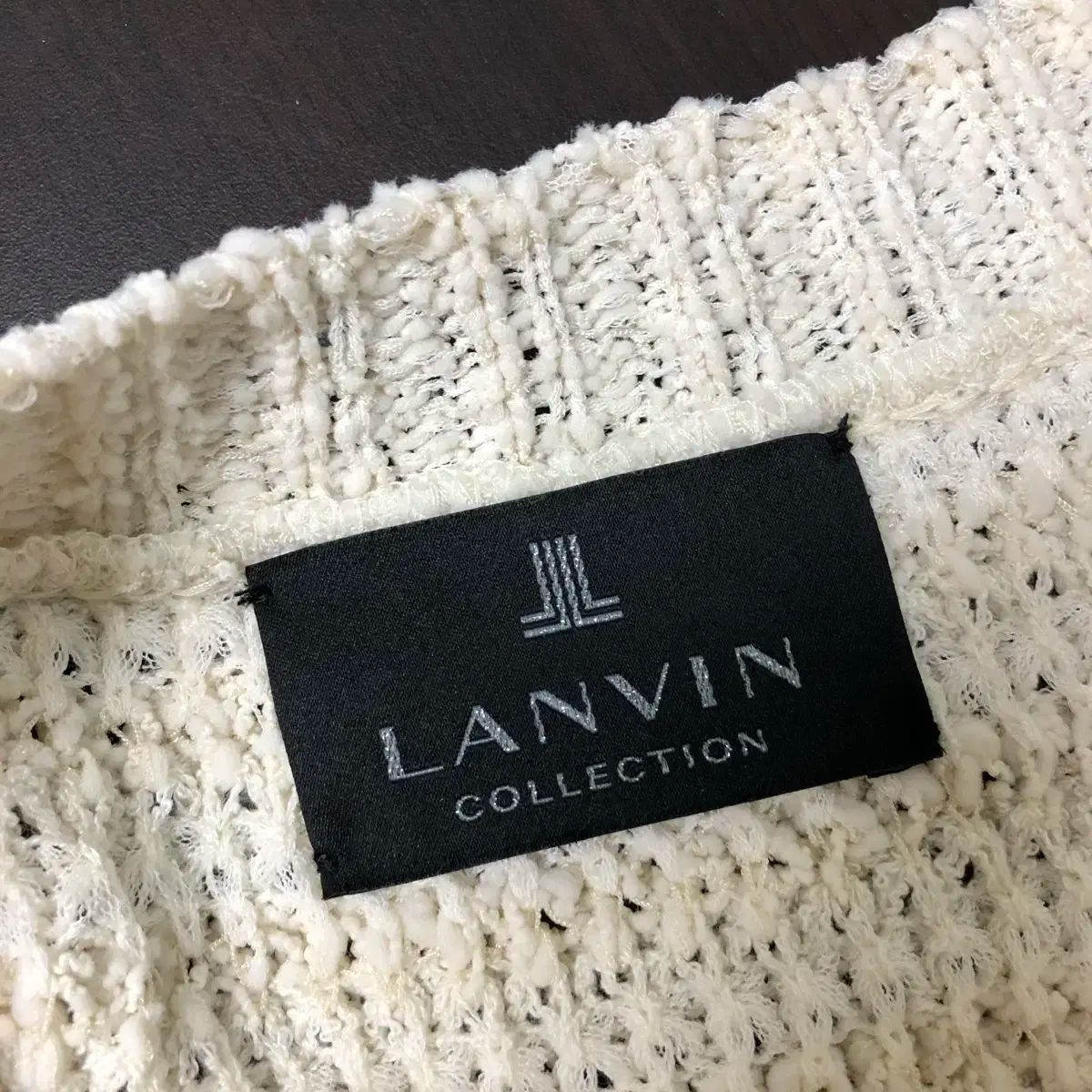 クリームカラー ニット