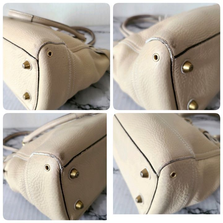 【極美品】コーチ 10528 トートバッグ ハンドバッグ レザー ベージュ コーチ COACH バッグ （ベージュ） -waja bazar - 海外