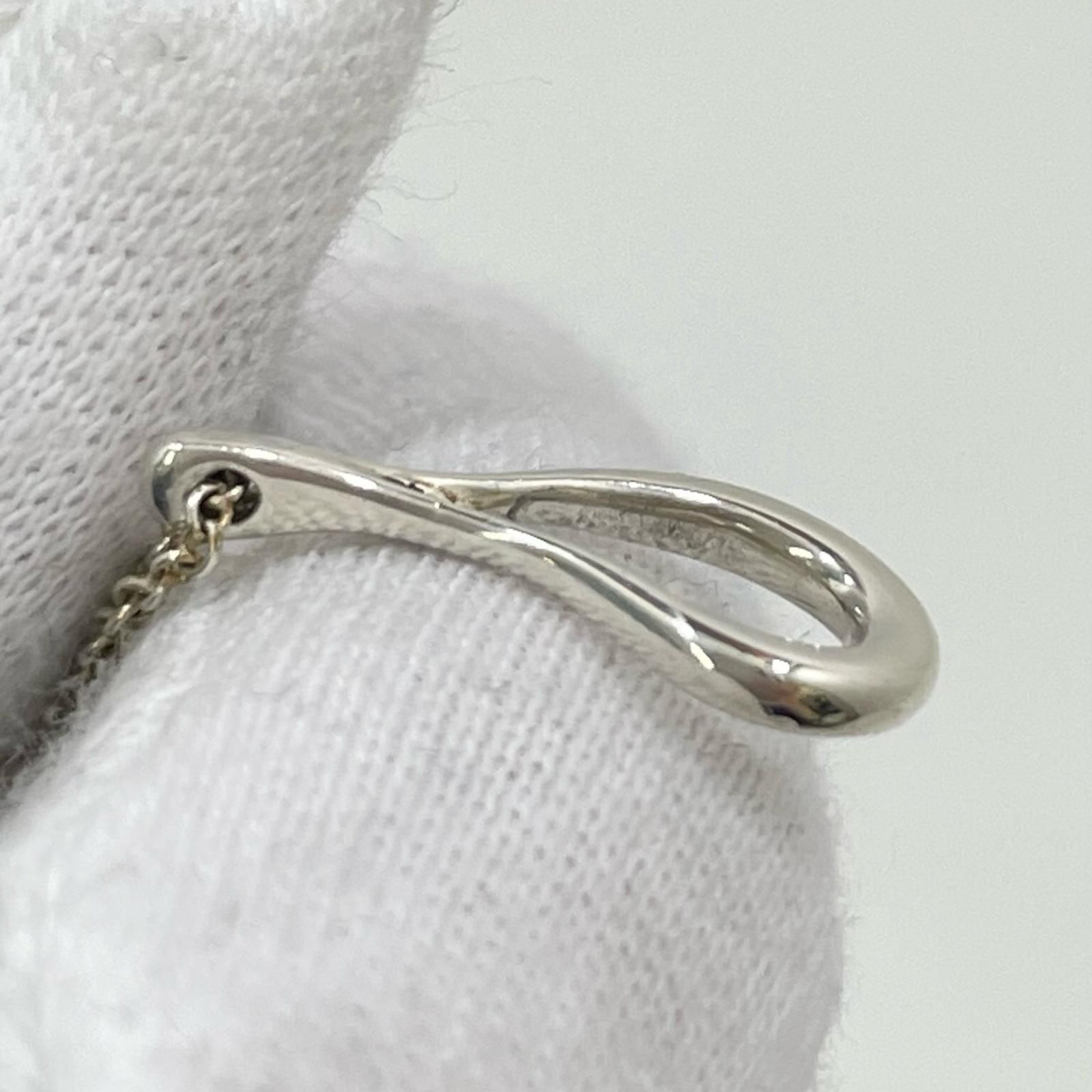 Tiffany & Co. ティファニー　オープンドロップネックレス　シルバー TIFFANY&Co. ティファニー オープン ティアドロップ ネックレス