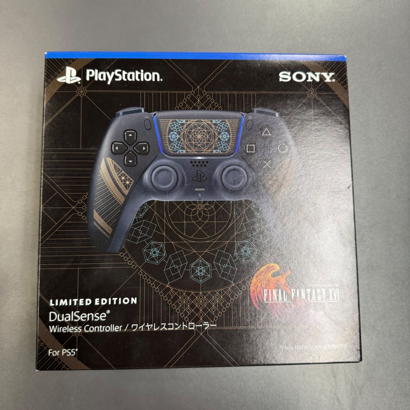 【新品未使用】 PS5 DualSense ワイヤレスコントローラー FINAL FANTASY XVI リミテッドエディション CFIJ-15500  デュアルセンス FF16