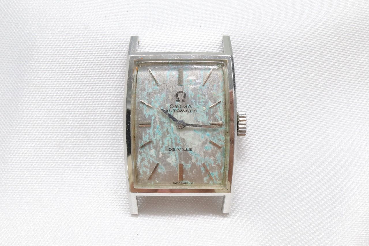 W19-15】ジャンク品 オメガ デビル 自動巻き 腕時計 フェイスのみ - 腕時計