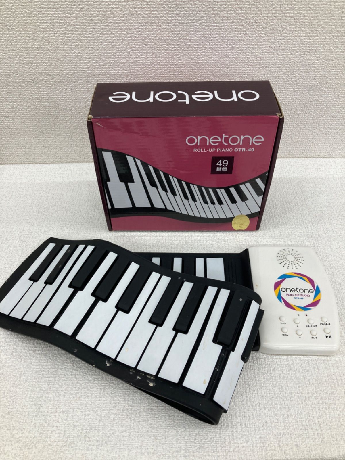onetone ワントーン ROLL-UP PIANO OTR-49 49鍵盤ロールアップピアノ 箱あり 付属品欠品 THRIFT STORE  メルカリ