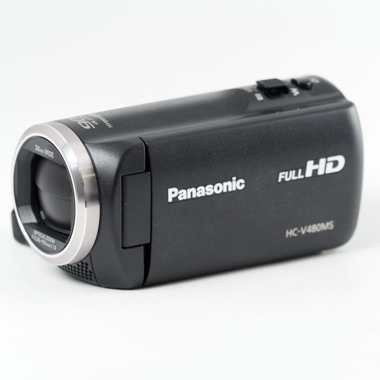 Panasonic パナソニック HDビデオカメラ V480MS 32GB 高倍率90倍ズーム ブラック HC-V480MS-K