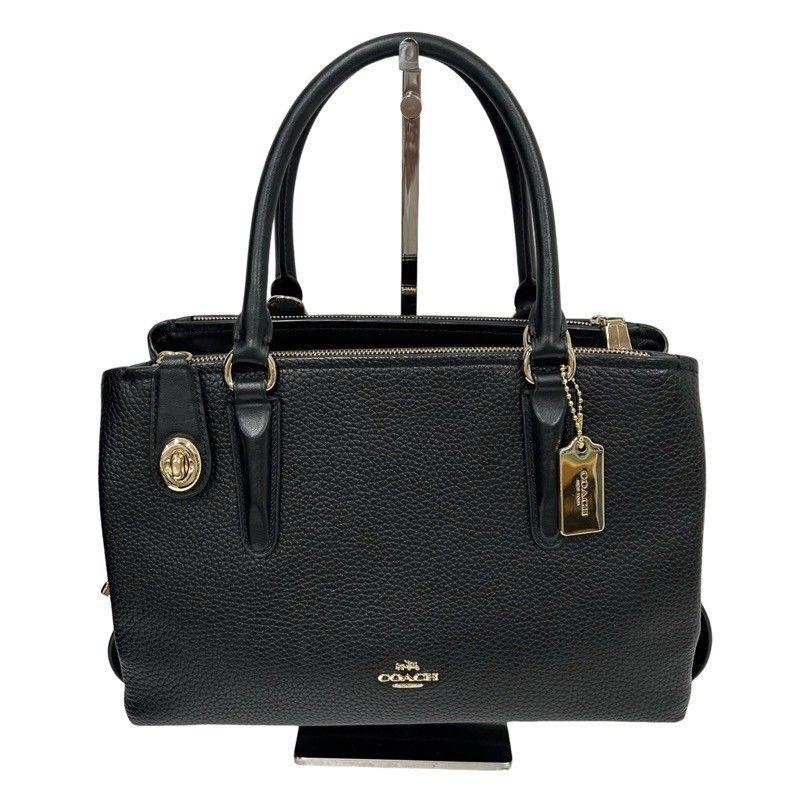 COACH コーチ 2WAY ショルダーバッグ 56839 ブラック レザー