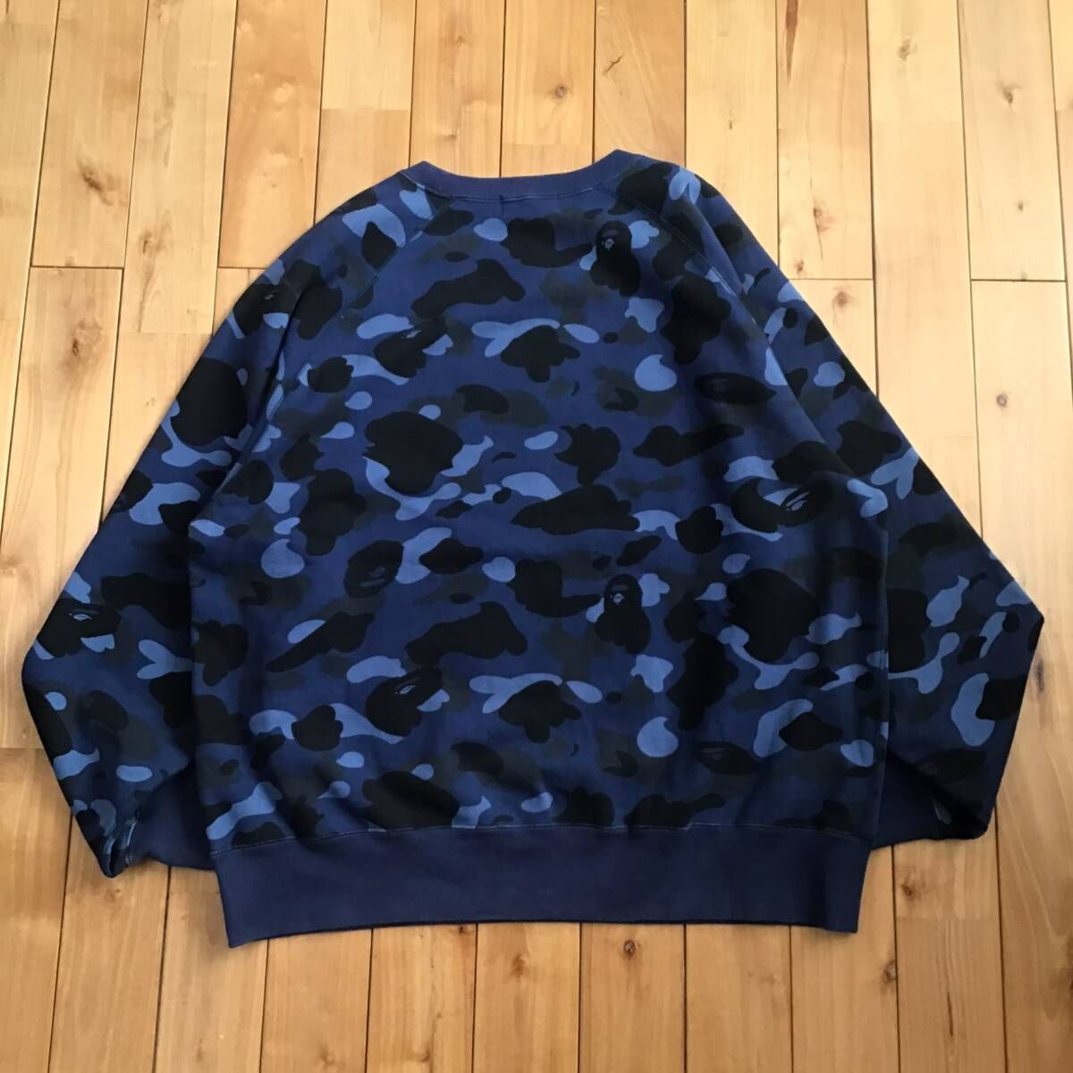 XL Crystal Stone BAPE Logo 長袖 スウェット a bathing ape sweat 