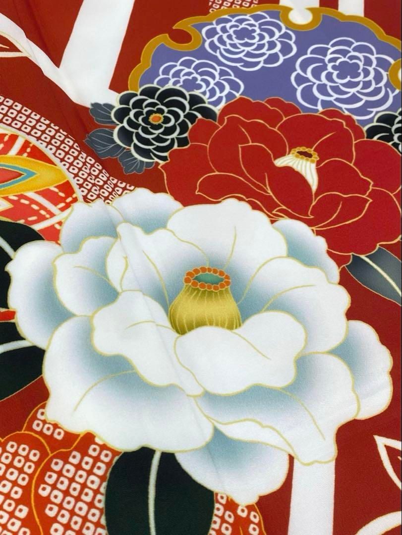 ポリエステル振袖 和モダン 身丈171cm 躾糸付き - メルカリ