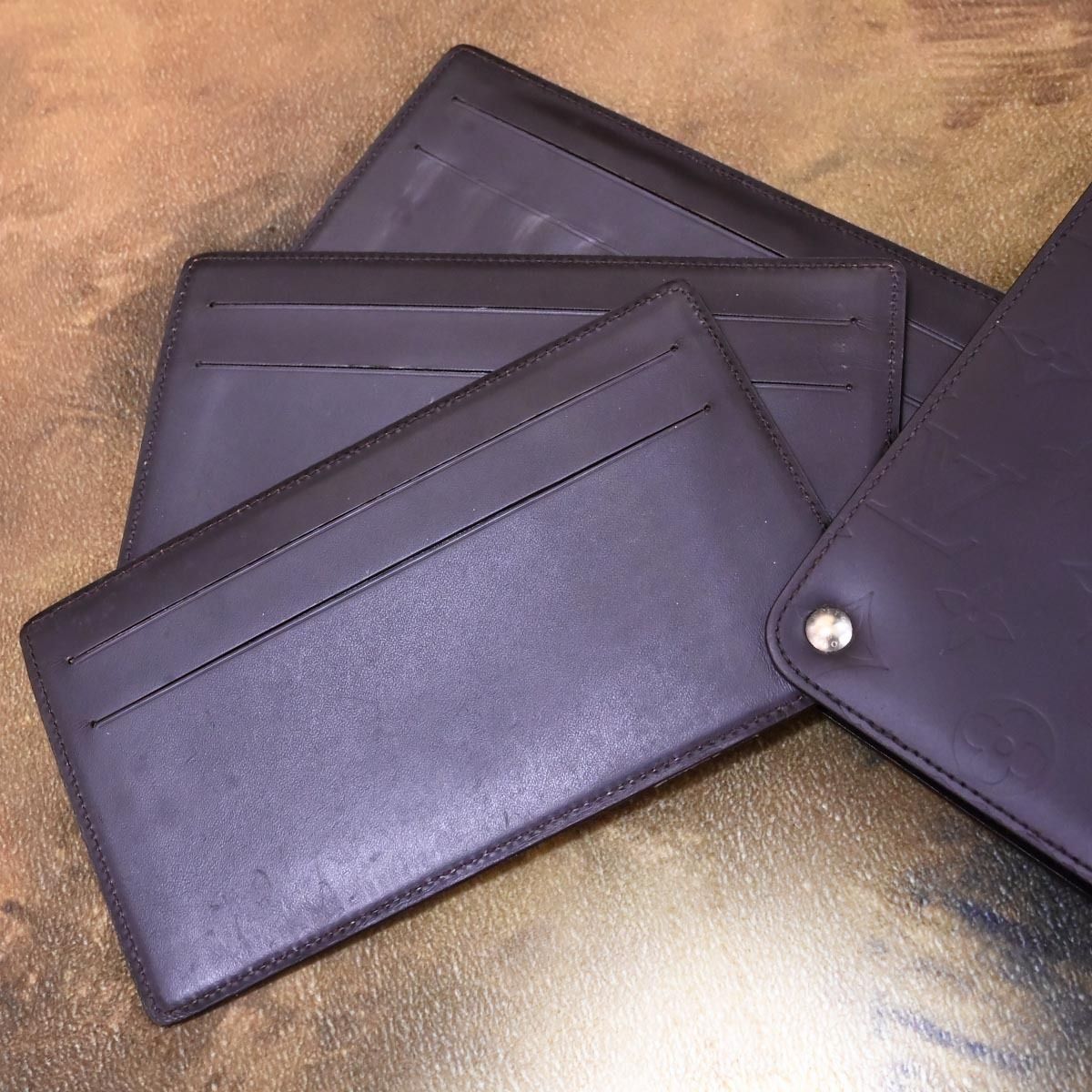 本物 美品 ルイヴィトン 極希少 三層スライド方式 モノグラムレザー  