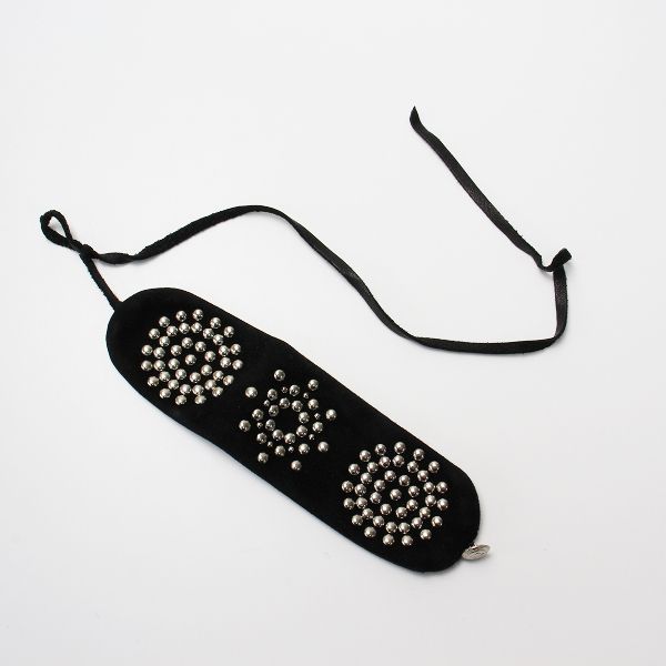 LIMI feu リミフゥ ヨウジヤマモト スタッズモチーフ スウェードレザー