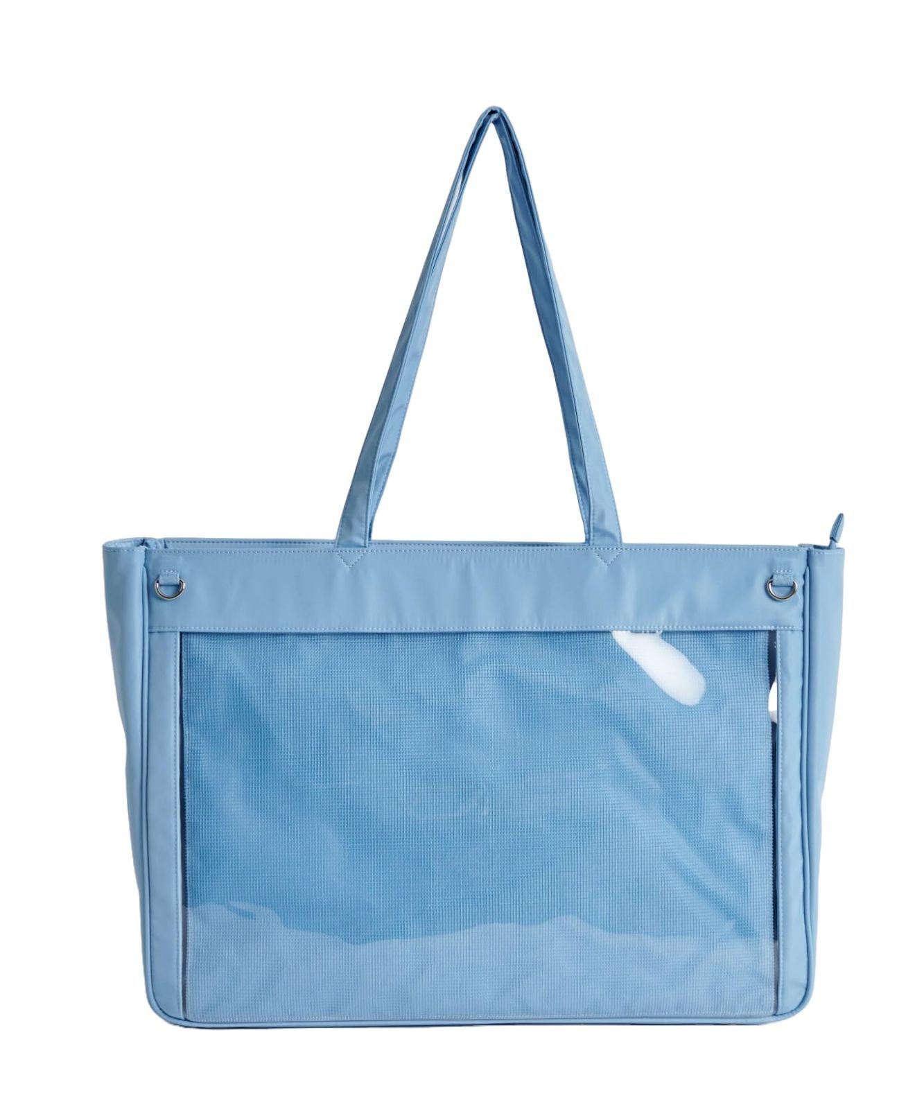 Size F_Color 痛バッグ サックス ウィゴー 痛バッグ 痛バ LLサイズ ときめきプレーン 鞄 バッグ クリアバッグ デコバッグ 推し活 推し活グッズ 推し活バッグ イベント ライブ ギフト プレゼント レディース F 痛バッグ サックス