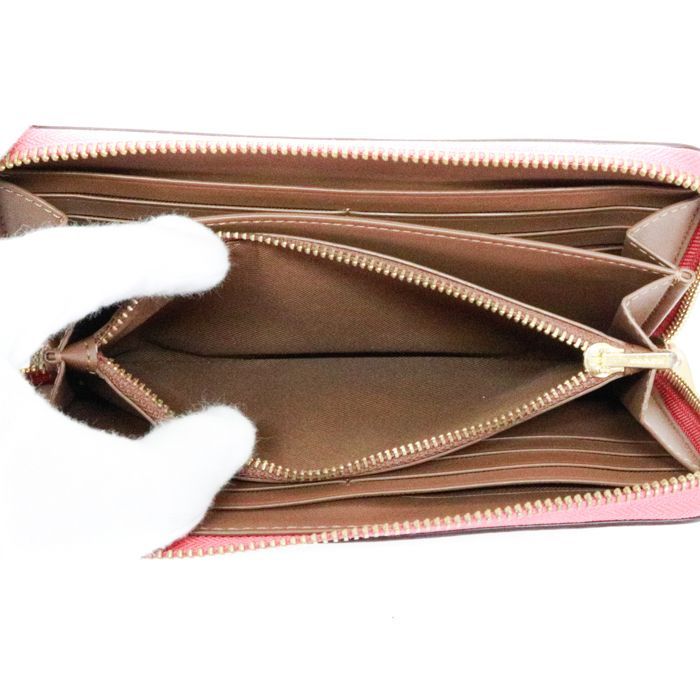 コーチ COACH ディスコ パッチ アップリケロング ジップアラウンド