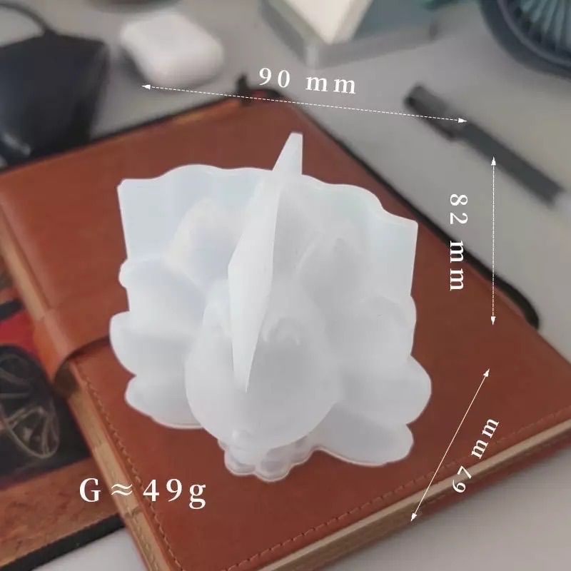 シリコンモールド 狐 レジン オルゴナイト キャンドル 石鹸 - メルカリ