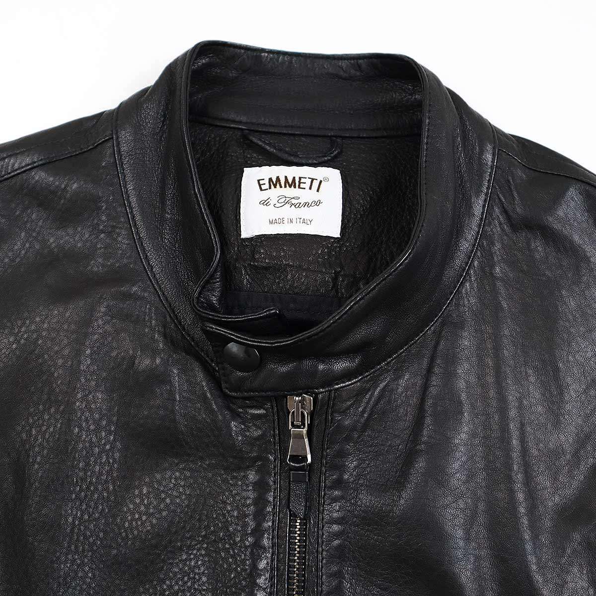EMMETI エンメティ JURI ラムスキンシングルレザーライダース