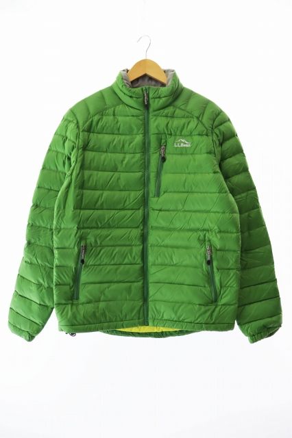 L.L.Bean エルエルビーン 刺繍ロゴ カーキ 緑 L ナイロンジャケット