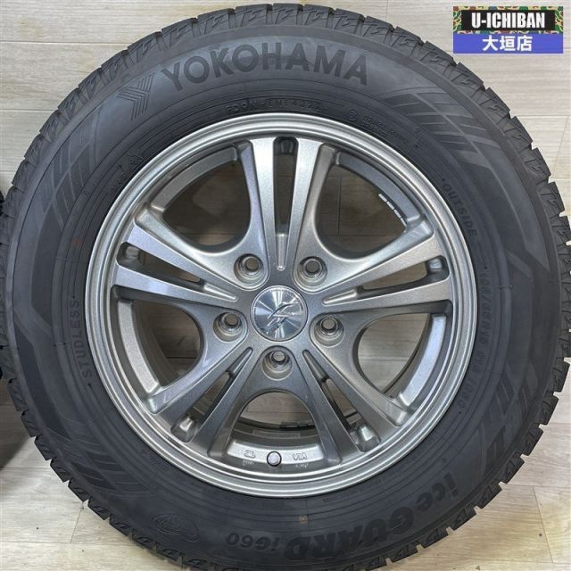 80系 ノア ヴォクシー 等 ストレンジャー 6-15 50 5H114.3 製 ヨコハマ IG60 195 65R15 15インチ スタッドレス 4本セット _T002R