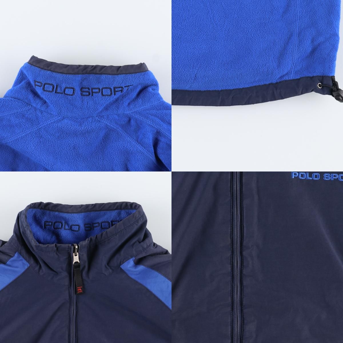 POLO SPORT ラルフローレン フリースジャケット L ビンテージ 古着 古着 90年代 ラルフローレン Ralph Lauren POLO SPORT ポロ
