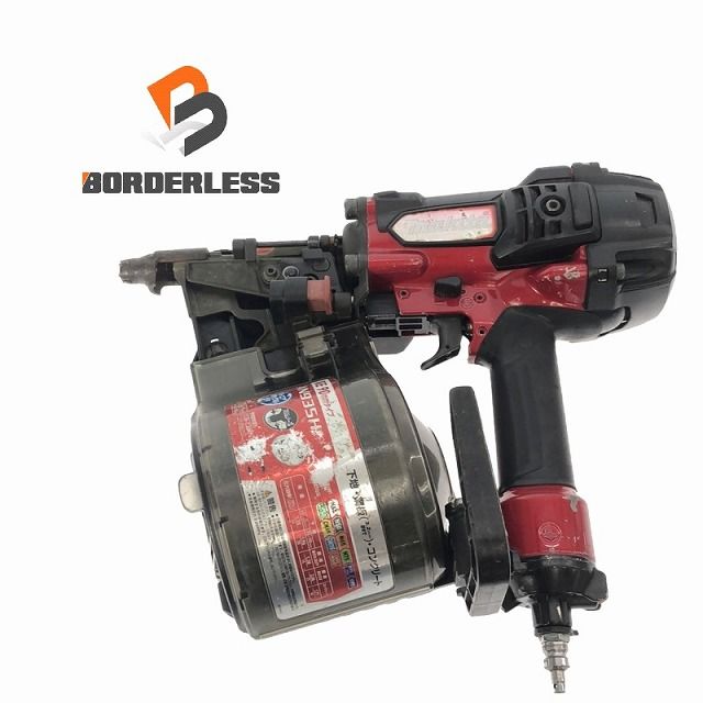 ☆中古品☆makita マキタ 90mm 高圧エア釘打機 AN935H 赤 内装業 大工道具 エアツール エア釘打ち機 下地・コンクリート 89136