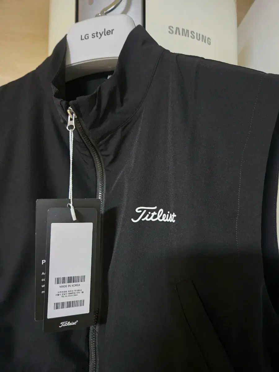 Titleist タイトリスト レディース ブラック ウィンドブレーカー ベスト