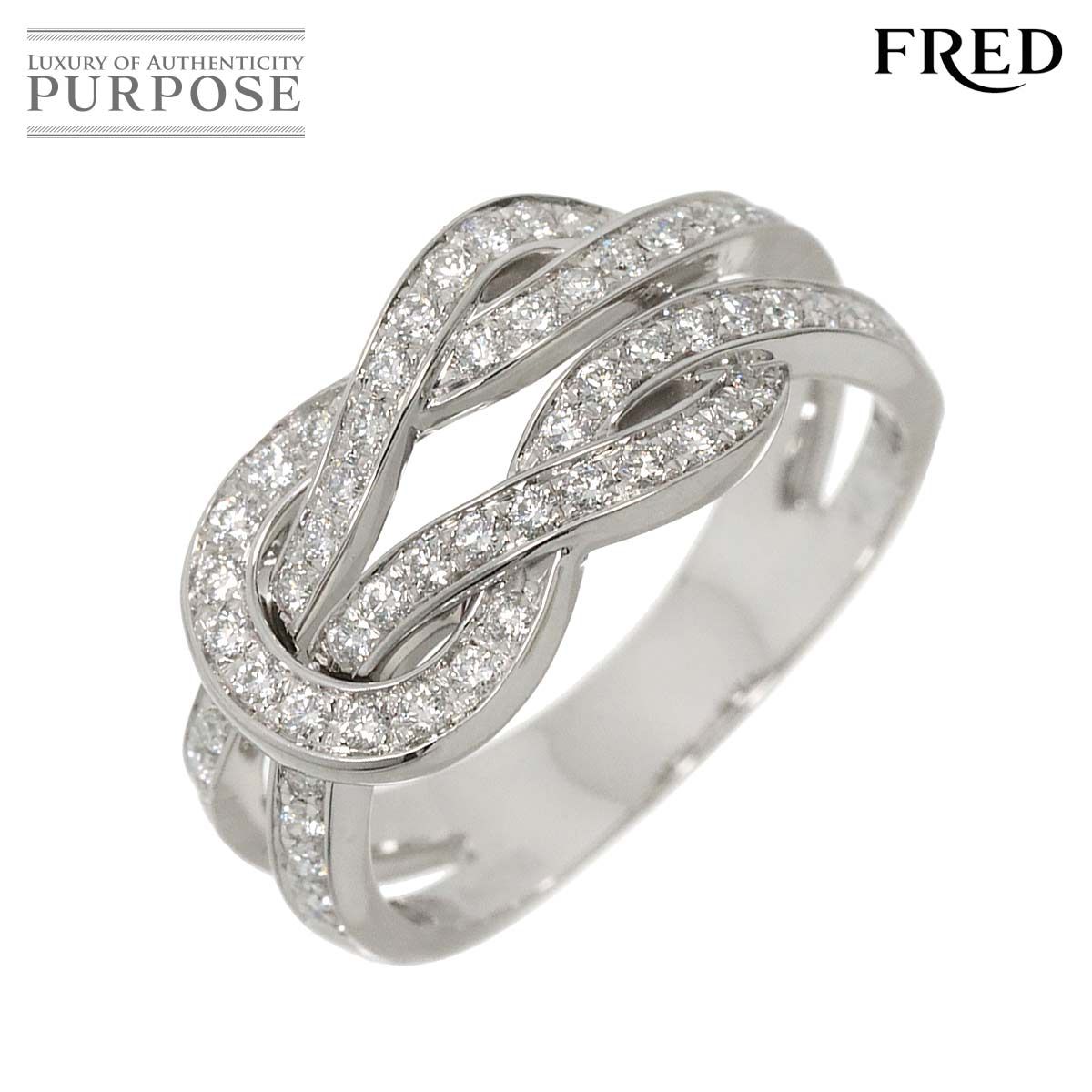 フレッド FRED シャンス アンフィニ #50 リング ダイヤ K18 WG ホワイトゴールド 750 指輪 Chance Infinie Ring【証明書】  90250696 - メルカリ