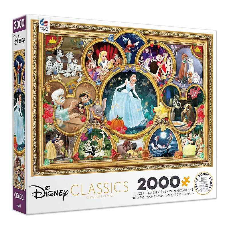 ディズニークラシック - 2000ピース ジグソーパズル Amazon.com: Ceaco - Disney Classics - Disney Classics - 2000