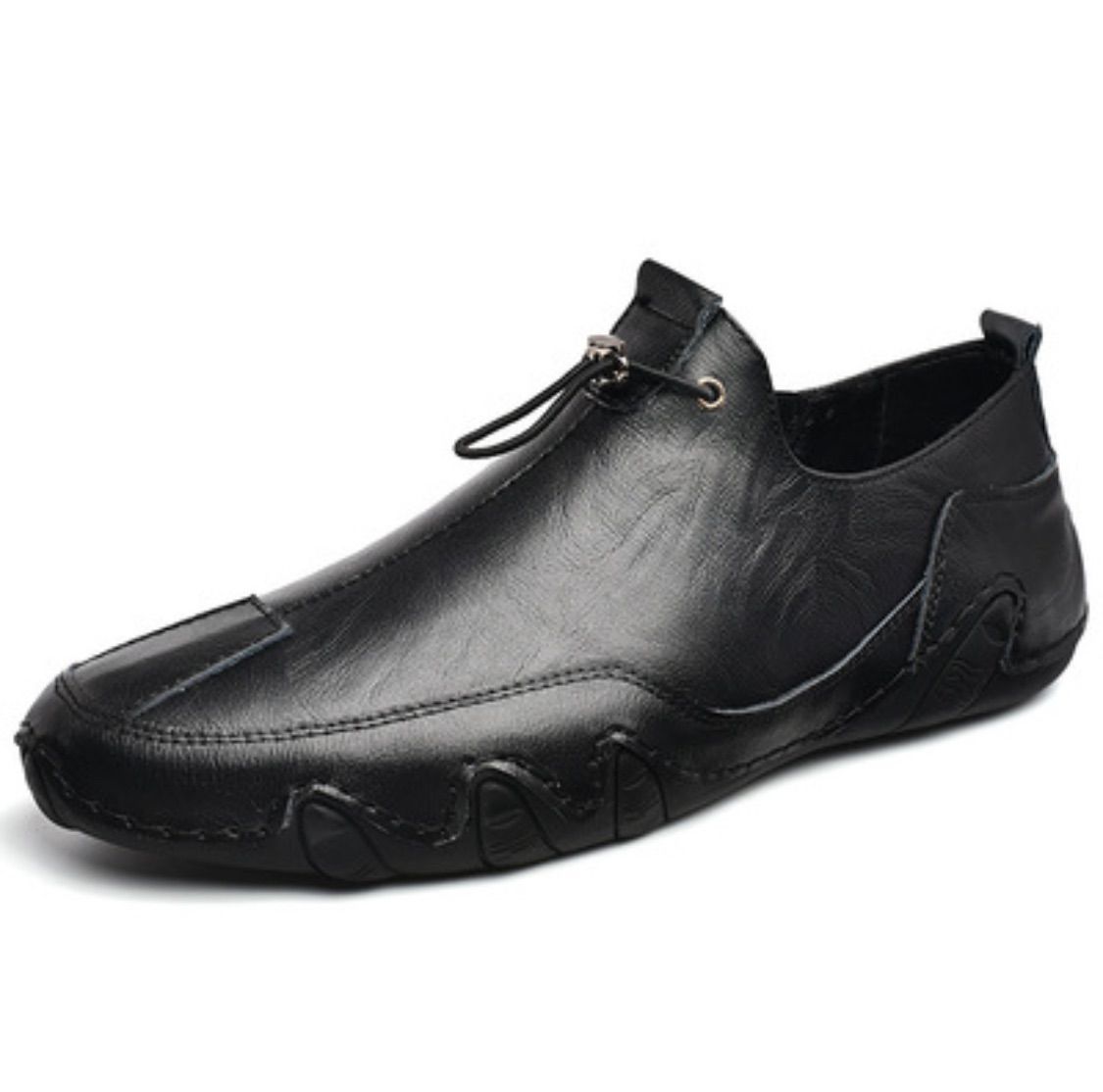 margrites様 新品 時見の靴5E24.5 ドライビングシューズ ブラック プラダ PRADA PRADA ドライビングシューズ 2DD164 053 FU00I