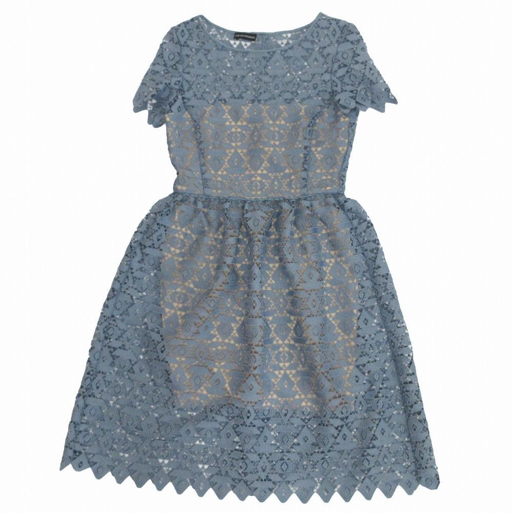 EMPORIO ARMANI エンポリオアルマーニ 2NA40T 22400 総レース パーティ 