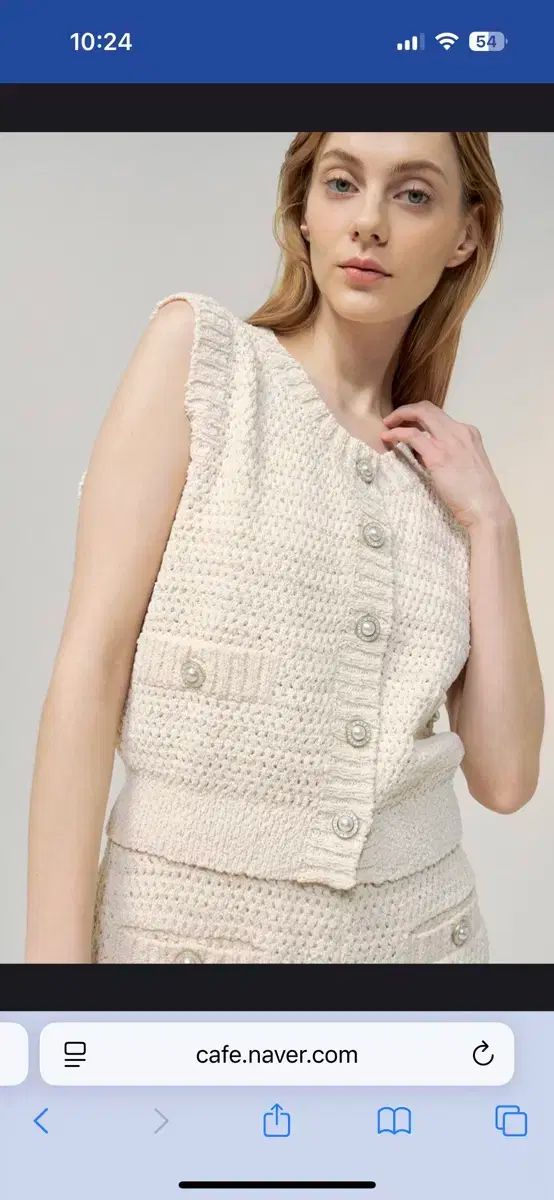 LANVIN LANVIN COLLECTION ランバンコレクション クリームカラー ニット ベスト