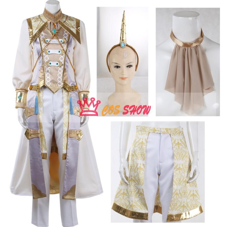 あんさんぶるスターズ! あんスタ 満ちる太陽 天満光 てんまみつる コスプレ衣装 cosplay 仮装 髪飾り付き オーダーメイド製作 仮装 イ