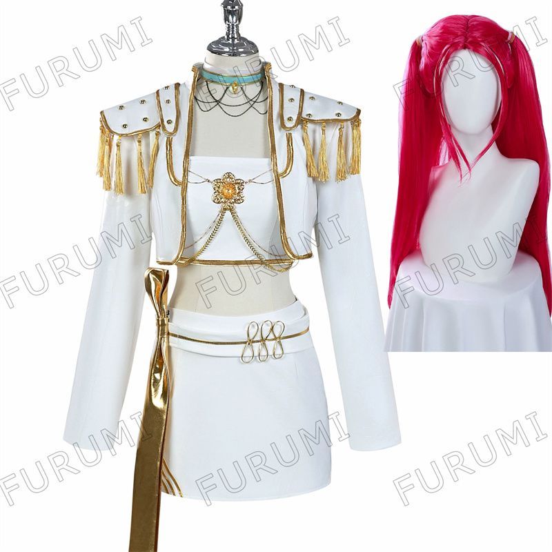 大人用 デーモンハンター コスプレ衣装 ミラMira ウィッグ付きハロウィンコスチューム クリスマス 文化祭 学園祭 コスプレ衣装 男女兼用 ハロウィン クリスマス イベント cosplay イベンド 変装 仮装 プレゼント 祭り仮装 アニメ