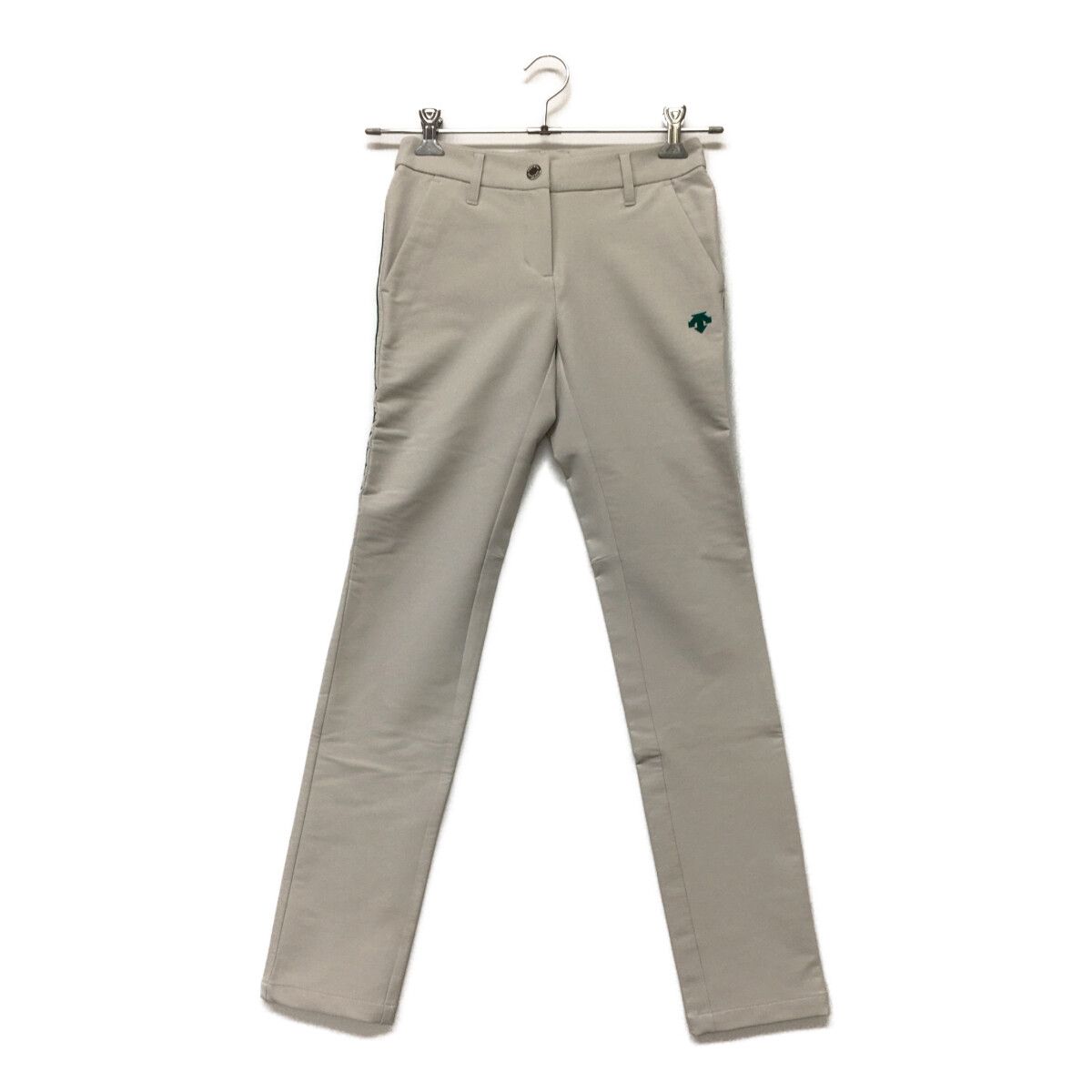 中古 レディース デサントゴルフ DESCENTE GOLF パンツ 58cm(SS) ライトグレー ストレッチ 春夏  小さいサイズ