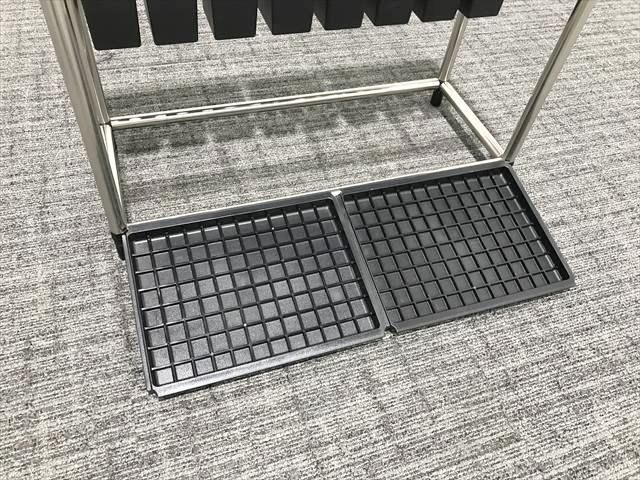 傘立て 40本用 L948C 折りたたみ傘用ポケット付 業務用 店舗用 オカムラ シルバー MARWIL-DEMENAGEMENTS_CH