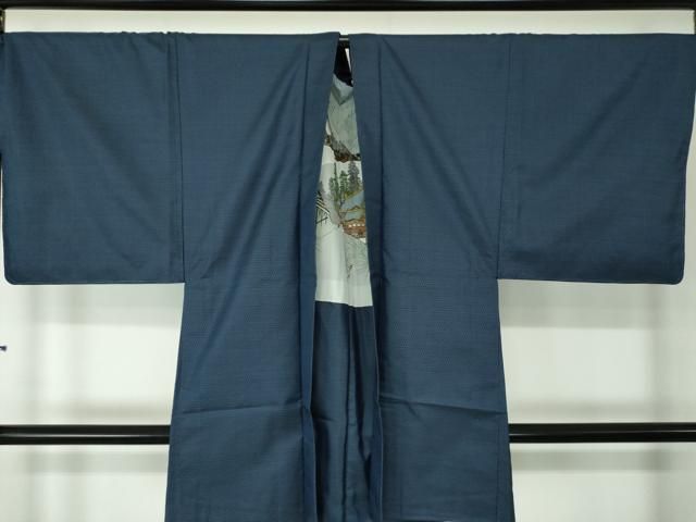 平和屋着物■極上　訪問着　本場縞大島紬地　霞文　武島織物謹製　やまと誂製　証紙付き　逸品　未使用　CZAA3036s5 平和屋着物□極上 訪問着 本場縞大島紬地 霞文 武島織物謹製