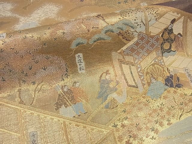 平和屋1□極上 全通柄袋帯 伊勢物語 金糸 逸品3s4560 - 平和屋 - メルカリ