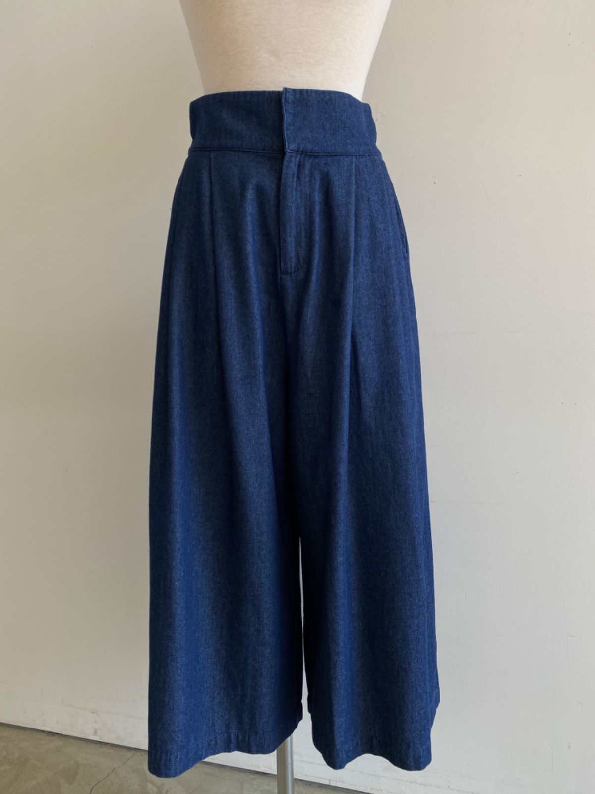 Kelen タックデザインワイドトラウザー MARY LKL24SPT2063 ワンウォッシュS