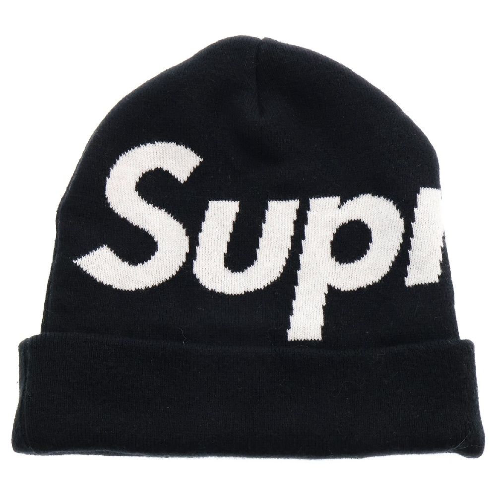 SUPREME (シュプリーム) 23AW Big Logo Beanie ビッグロゴ ビーニー ニットキャップ 帽子 ブラック