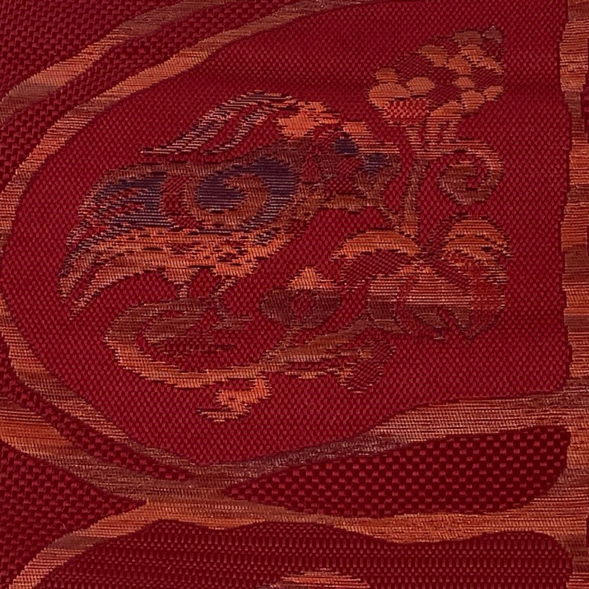 絹科布 松葉仕立て 名古屋帯 玉城赤 科(シナ)布/八寸名古屋帯 絹科布 松葉仕立て 名古屋帯 玉城赤 科(シナ)布/八寸名古屋帯