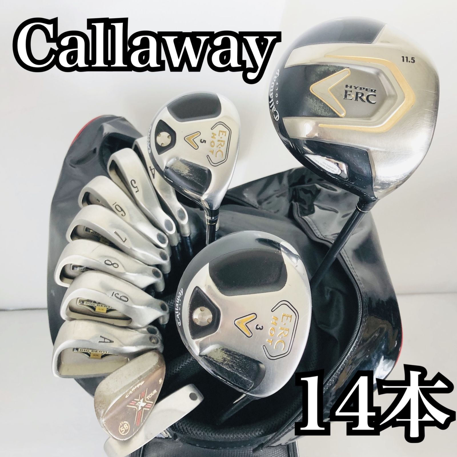 豪華 14本 Callaway キャロウェイ メンズ ゴルフ クラブ セット