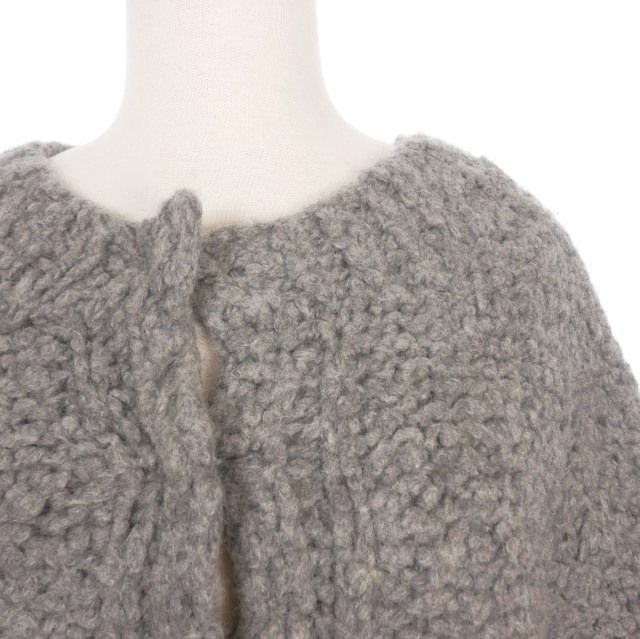 クラネ CLANE TEDDY BEAR HAND KNIT TOPS テディベア ハンド ニット トップス  カーディガン 1 グレー 13106-2232 レディース クラネ CLANE TEDDY BEAR HAND KNIT TOPS テディベア ハンド