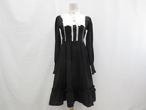 メタモルフォーゼ Metamorphose ワンピース エプロン ペチコート ブラック ゴスロリ ロリータ レディース CAMPINGPARCCENTRAL_COM